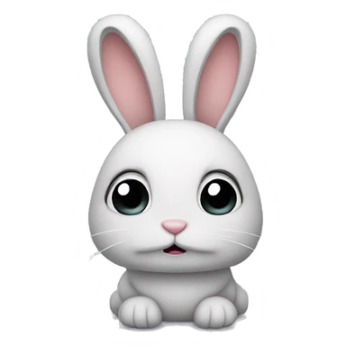 sad bunny sticker
