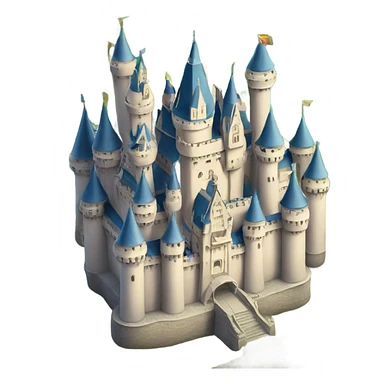 Disney castle sticker