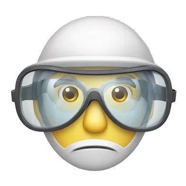 lab safety glasses  sticker