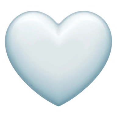 Coração branco sticker