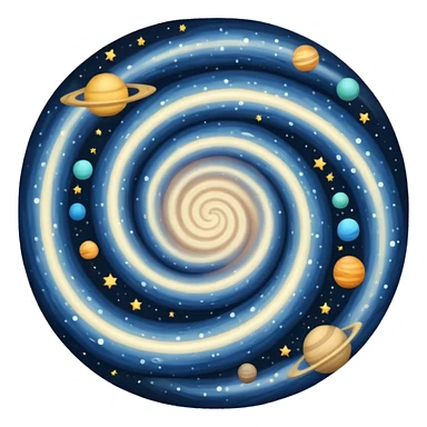 Observable universe sticker