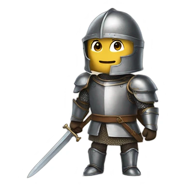 Arthur the AI knight sticker