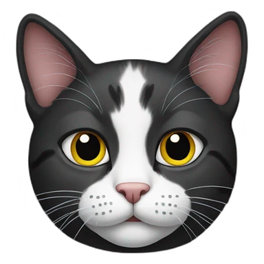 Cat dark sticker