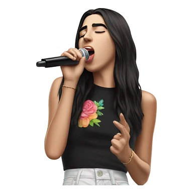 dua lipa singing sticker
