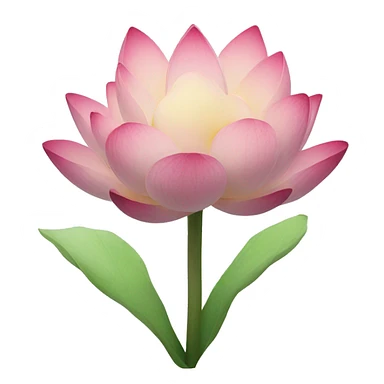 light ink lotus flower  sticker
