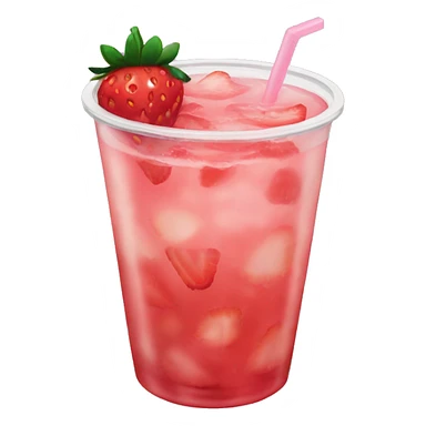 strawberry boba lemonade  sticker