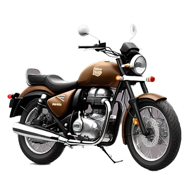 royal enfield meteor 350 supernova brown  sticker