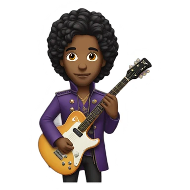 Prince Artist with guitar sticker