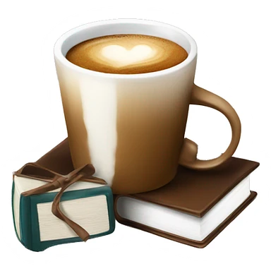 Coffe and books sticker