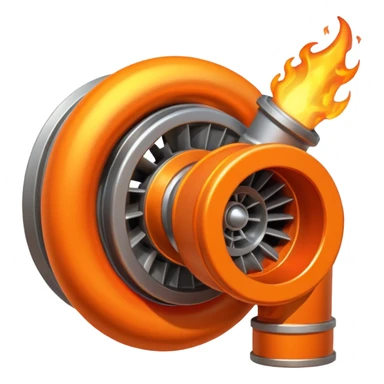 turbocharger spitting fire sticker