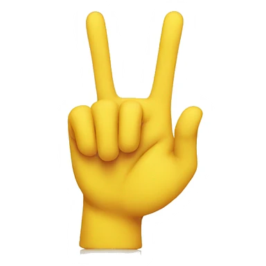 smiley face with hand silent sticker