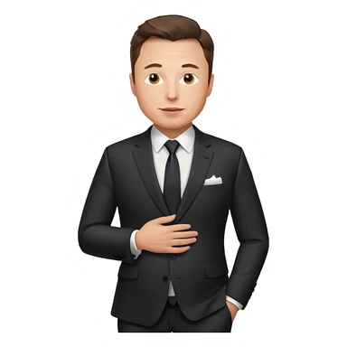 pregnant elon musk man sticker