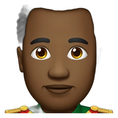 Zambian president sticker