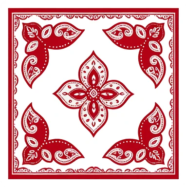 bandana,pattern sticker