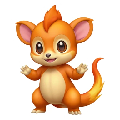 Chimchar full body sticker