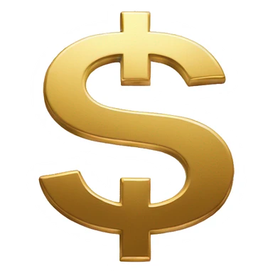 pink and gold dollar sign sticker