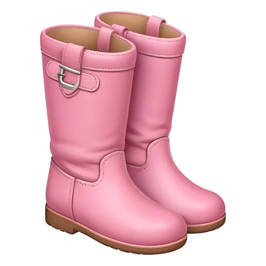 pink baby boots sticker