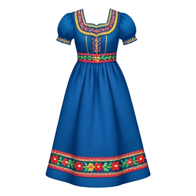 Bunad dress sticker