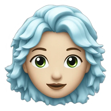 Glacier girl with glacier sticker