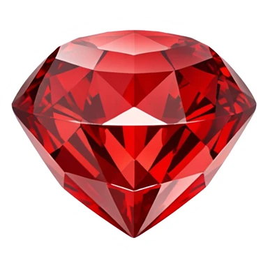 Red diamond sticker