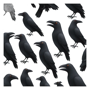 Crow Mafia sticker