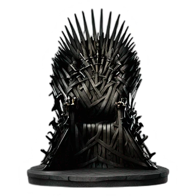 Iron throne sticker
