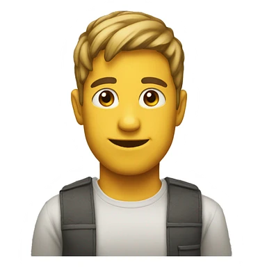 Very small smile emoji sticker