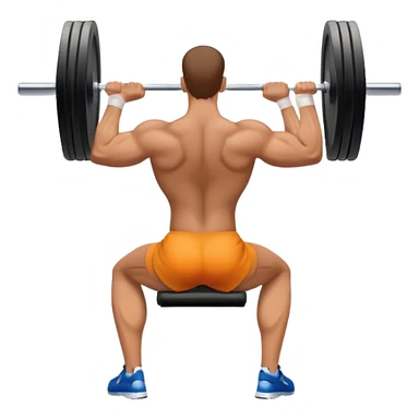 upper-back row exercise sticker