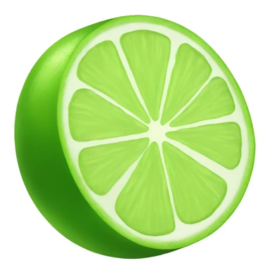 lime slice sticker