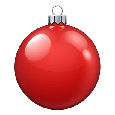 christmas ball sticker