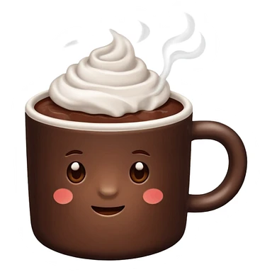 Hot chocolate sticker