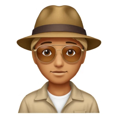 person living in desert sticker