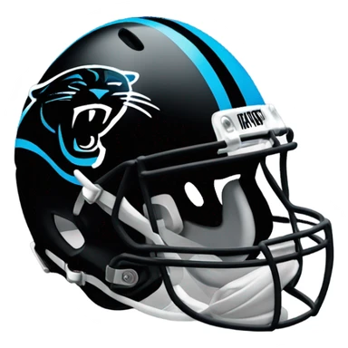 Me in panthers helmet sticker