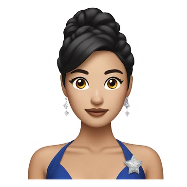 Miss universe with asian skin sticker
