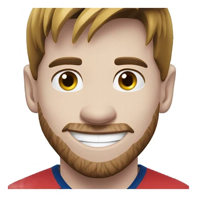 Messi smile sticker