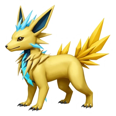 Jolteon-Salandit-Manectric-Electrike-Zeraora-Fakémon-hybrid-creature (full body)  sticker