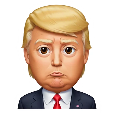 Donald trump kissy face sticker