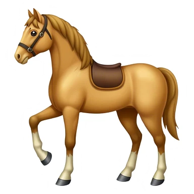 horse with feet sticker