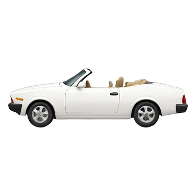 white fancy car sticker