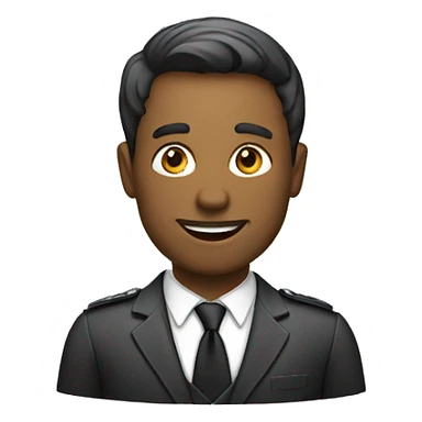 Social média manager men sticker