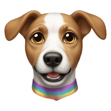 gay dog sticker