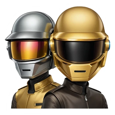 daft punk realistic sticker