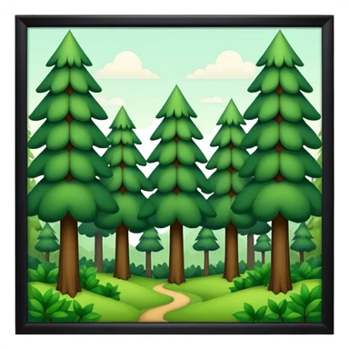 nature frame sticker