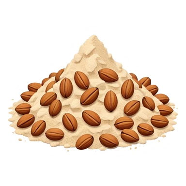 powdered  nuts sticker