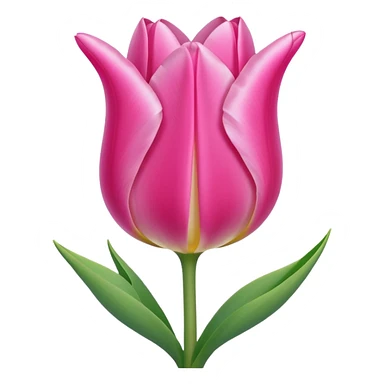 pink tulip  sticker