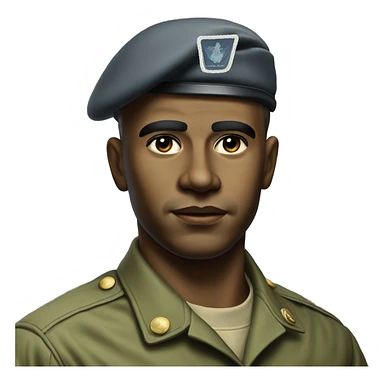 photorealistic serious us soldier 1960s sticker