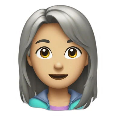 Coeur arc en ciel sticker