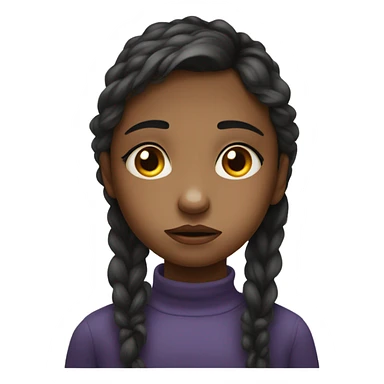 girl want to cry sticker