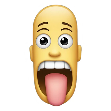 finger on mouth sticker