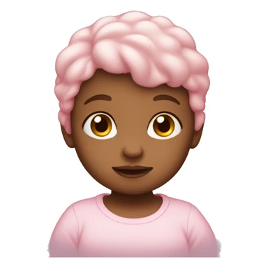 Light pink baby sticker